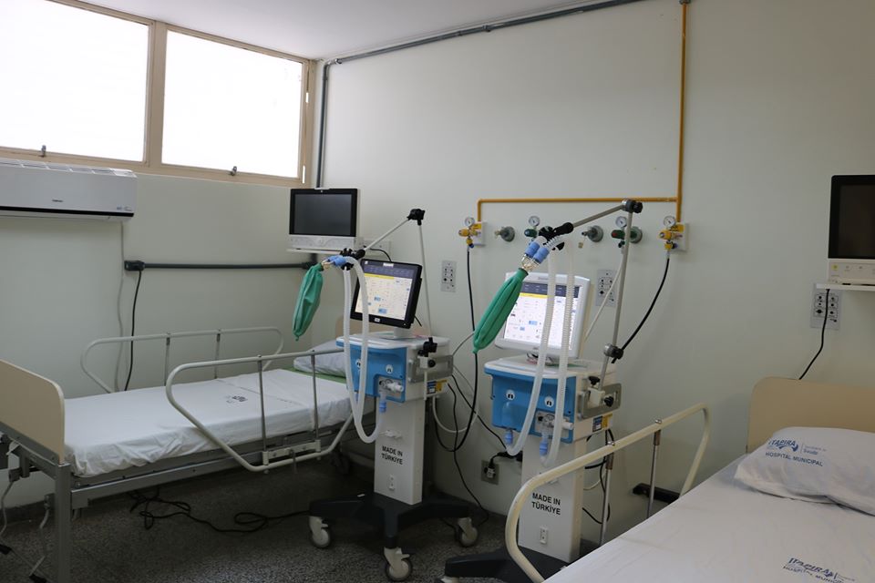 Hospital municipal de Itapira recebe mais 6 respiradores