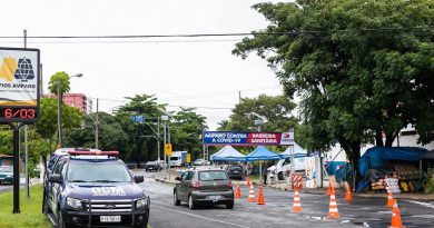 Amparo faz barreira sanitária