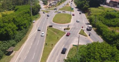 obras na rodovia Capitão Bardoíno