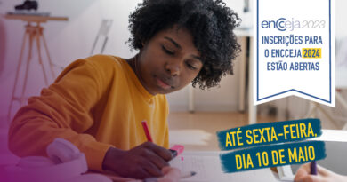 Inscrições para o Encceja terminam nesta sexta (10)