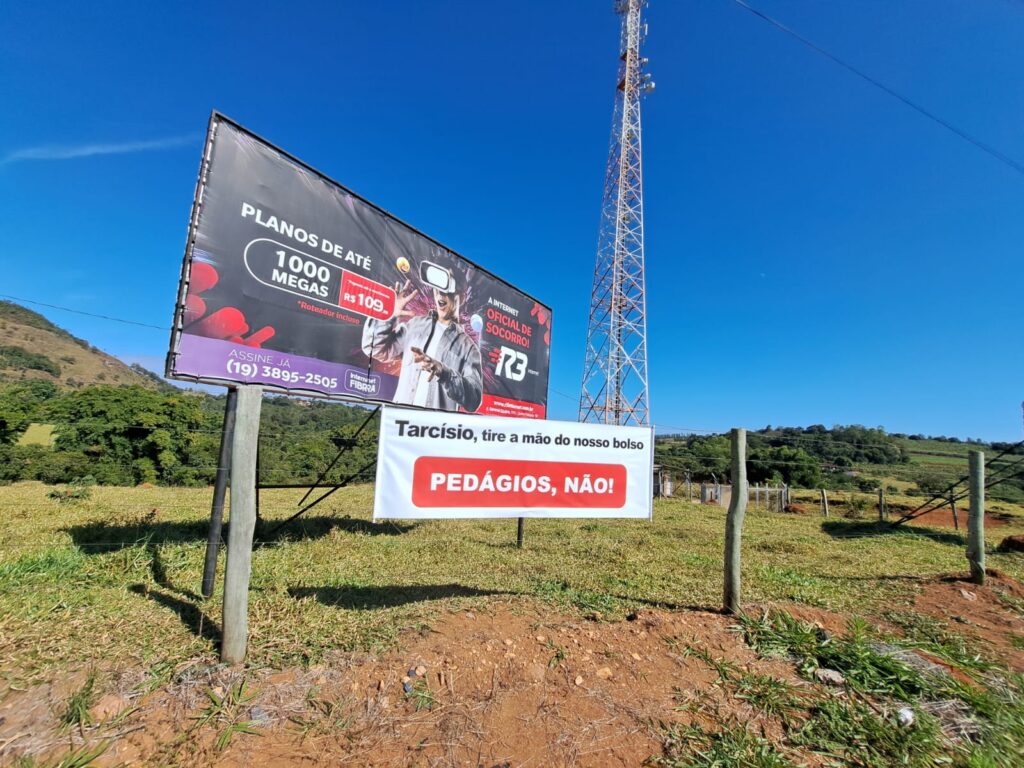Pedágio aqui não