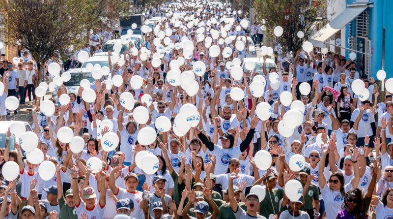 Movimento Você e a Paz reuniu milhares de pessoas em Amparo