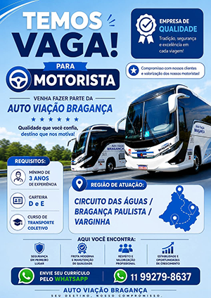 MOTORISTA BRAGANÇA