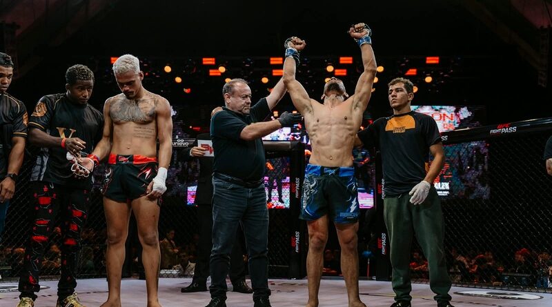 Alex “Calanguinho” vence por nocaute no Bison Kombat e se destaca no MMA profissional