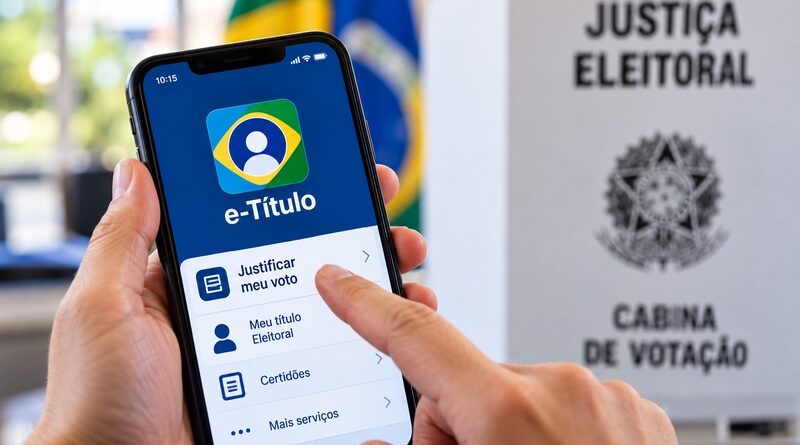 Eleições 2026: saiba como justificar o voto pelo celular no 1º turno